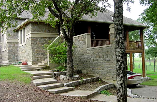 Side View of House Close Up