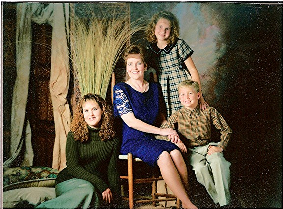 Anne and her children, Heather, Stephanie, and Joshua