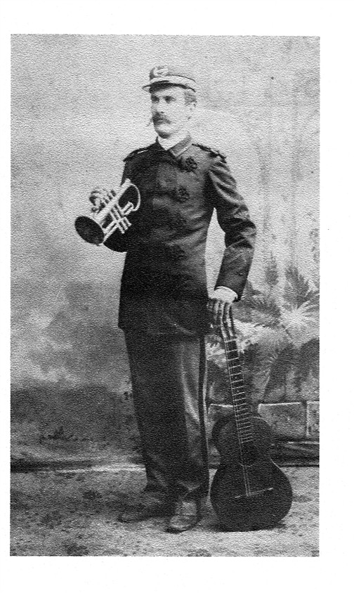 Clarence Cowper Waller in the 1800's.  His family was musically talented.