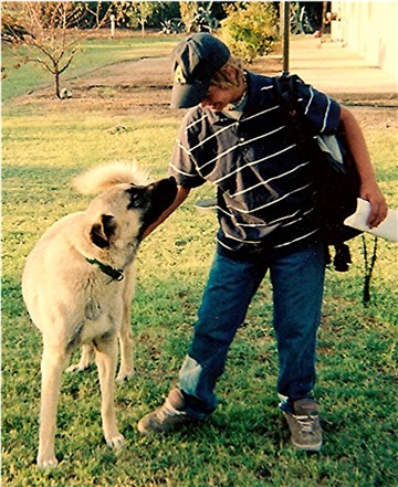 Niki's son, Andrew, and Max